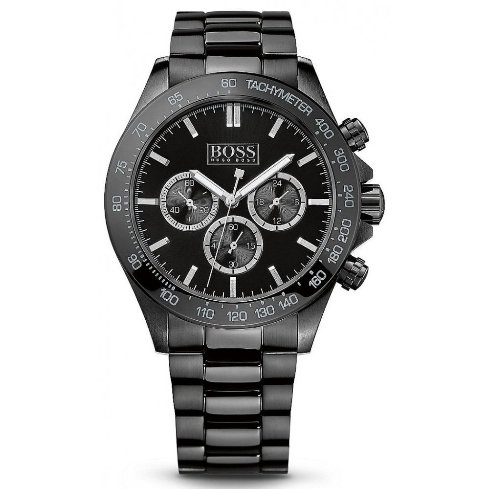 mens hugo boss ikon chronograph watch 1512965